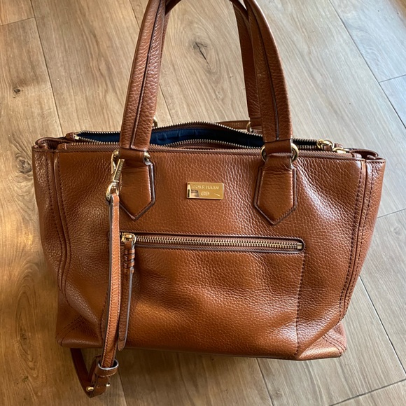Cole Haan Brown Leather Tote - Picture 10 of 10